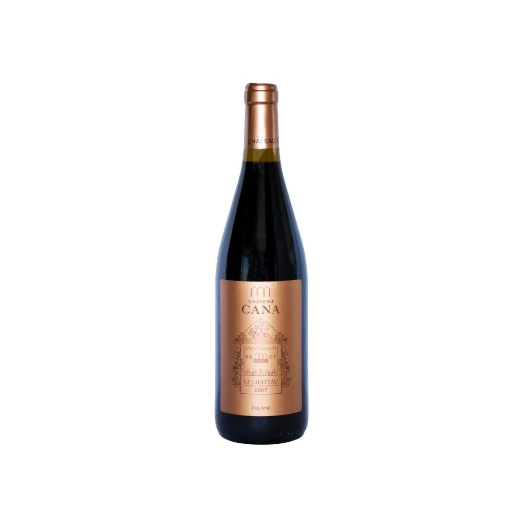 Bottle of Chateau Cana Le Chateau 2007 red wine