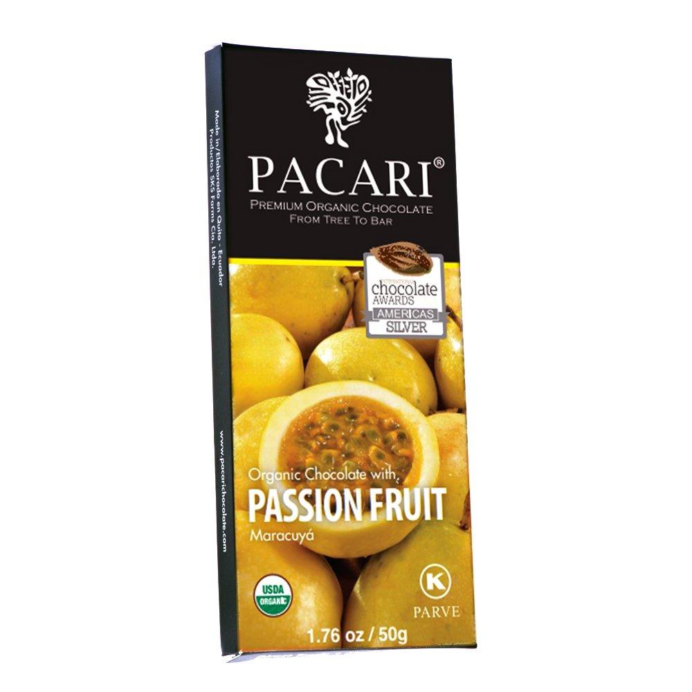 Paccari Organic Chocolate Bar 60% Cacao - Passion Fruit