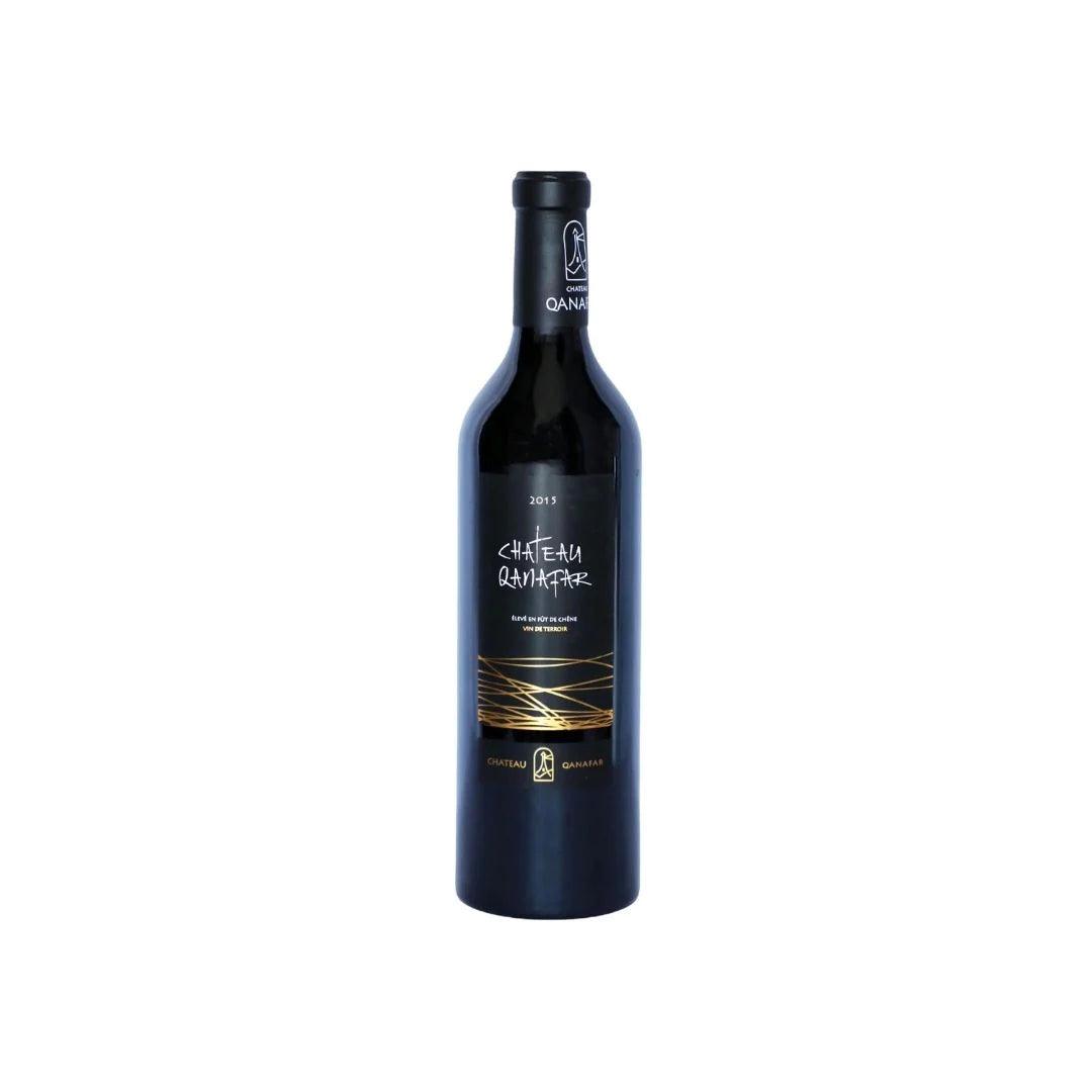 Bottle of Chateau Qanafar Red 2015 wine