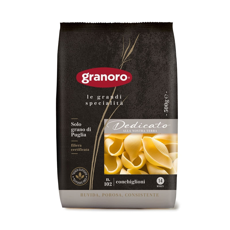 Package of Granoro Conchiglioni large shell pasta