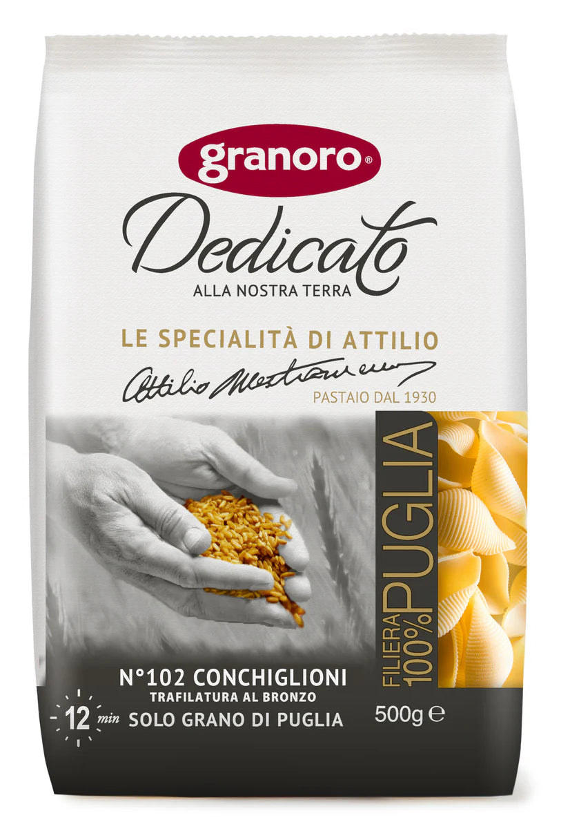Package of Granoro Conchiglioni large shell pasta