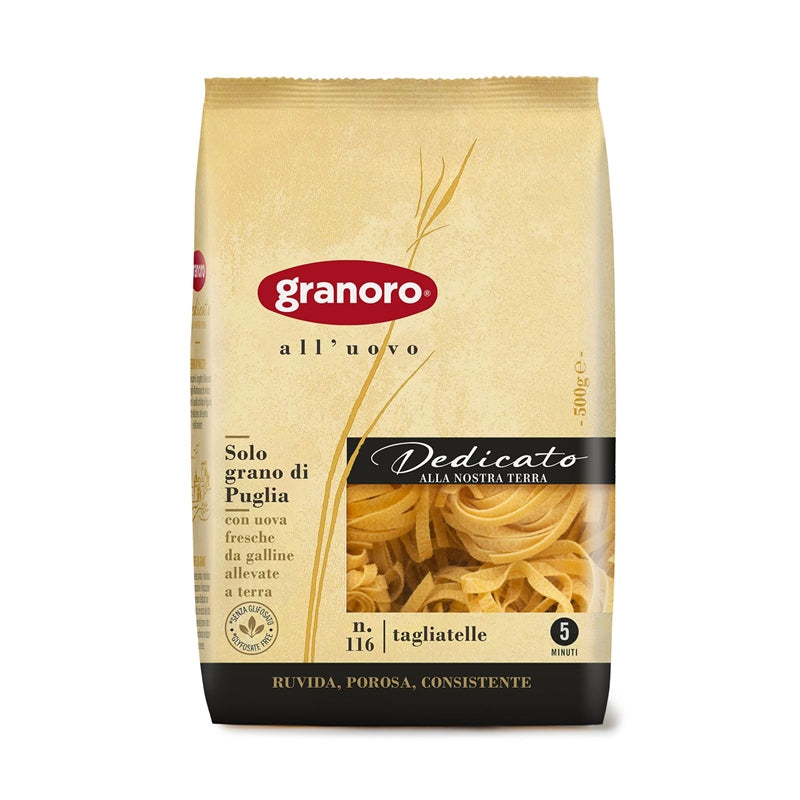 Package of Granoro #116 Egg Tagliatelle pasta