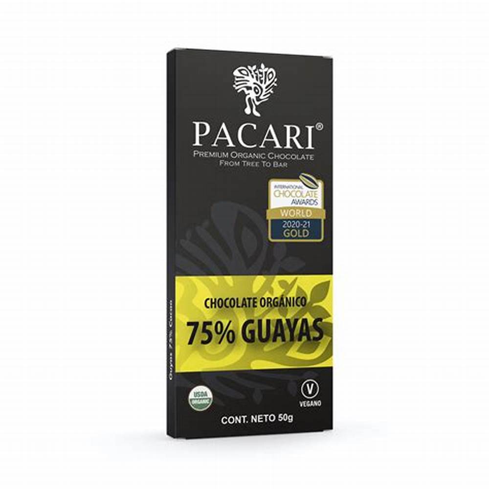 Paccari Organic Chocolate Bar - Guayas 75%