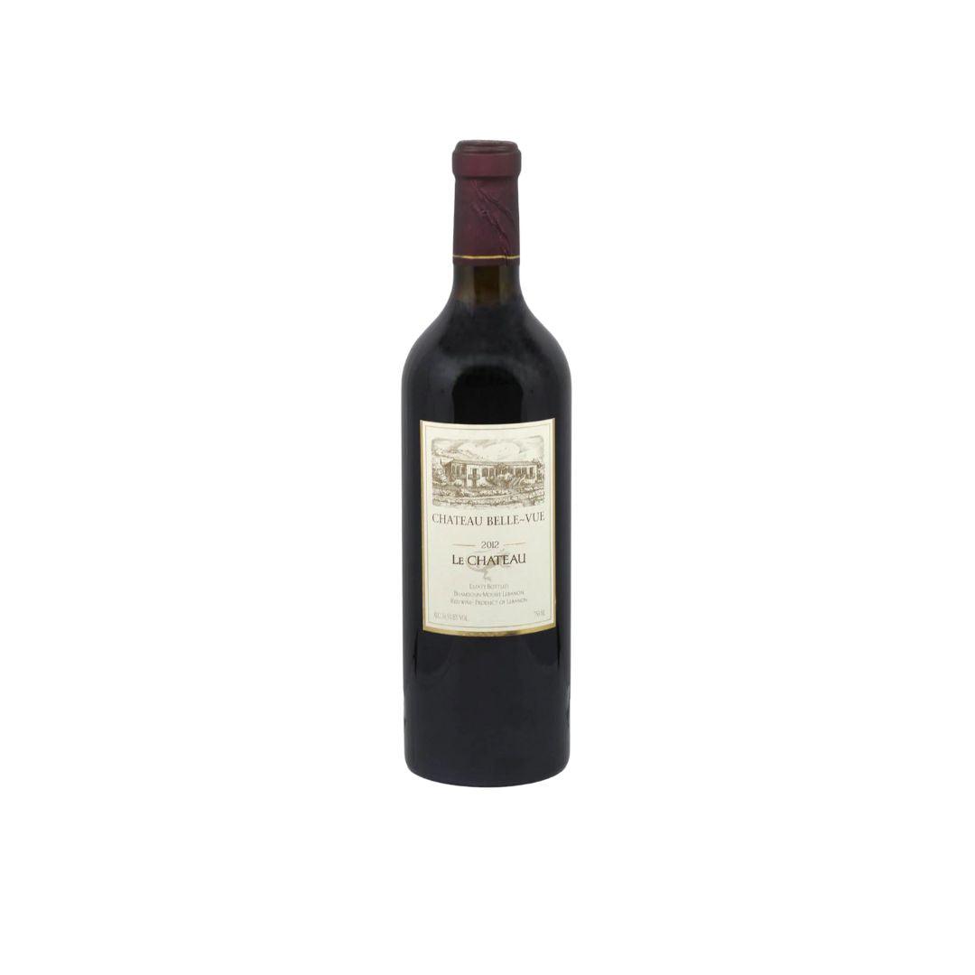 Bottle of Chateau Belle-Vue Le Chateau 2012 red wine