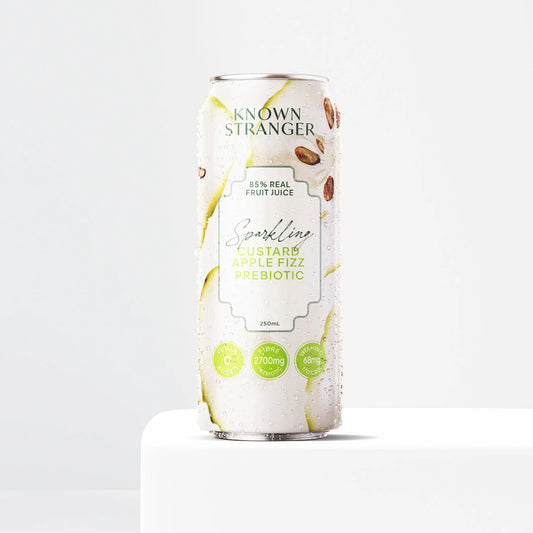 Custard Apple Fizz Sparkling Juice Can - Exotic Prebiotic Beverage