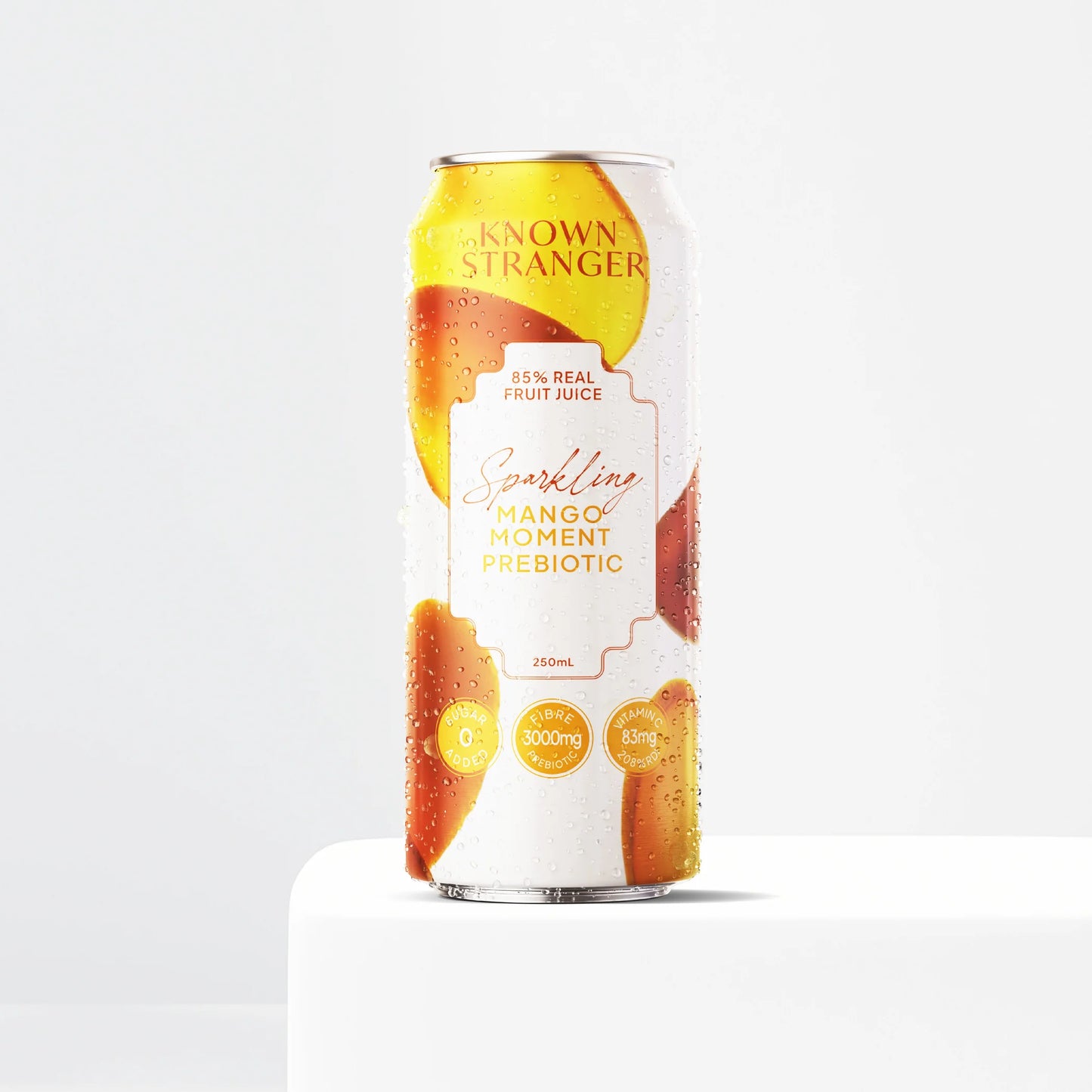 Mango Moment Sparkling Juice Can - Tropical Prebiotic Drink
