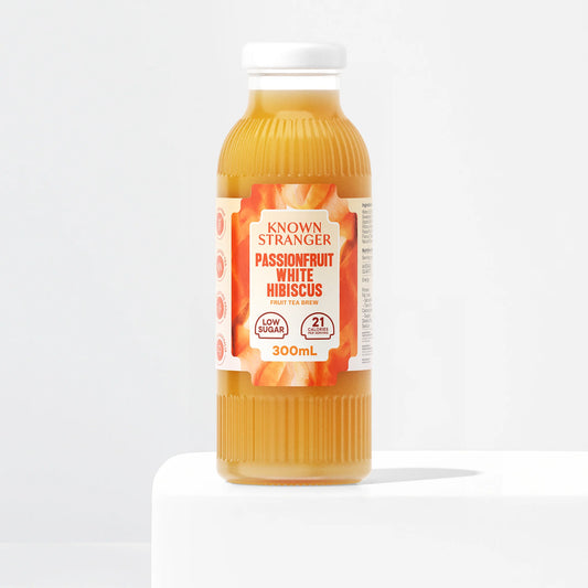 Passionfruit White Hibiscus Tea Bottle - Tropical Tea Beverage