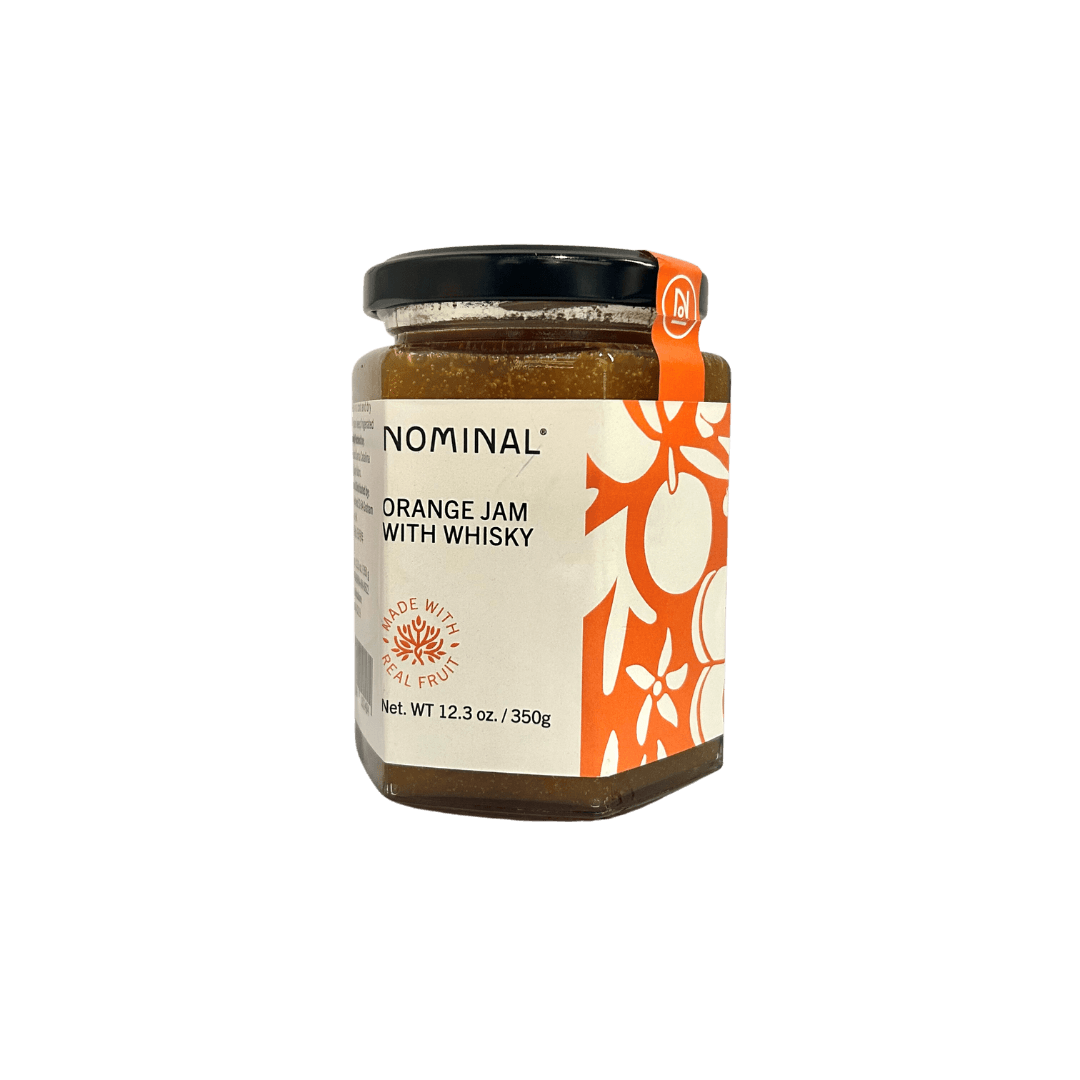 Jar of Nominal Orange Jam with Whisky