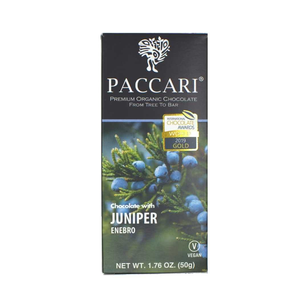 Paccari Organic Chocolate Bar 60% Cacao - Juniper