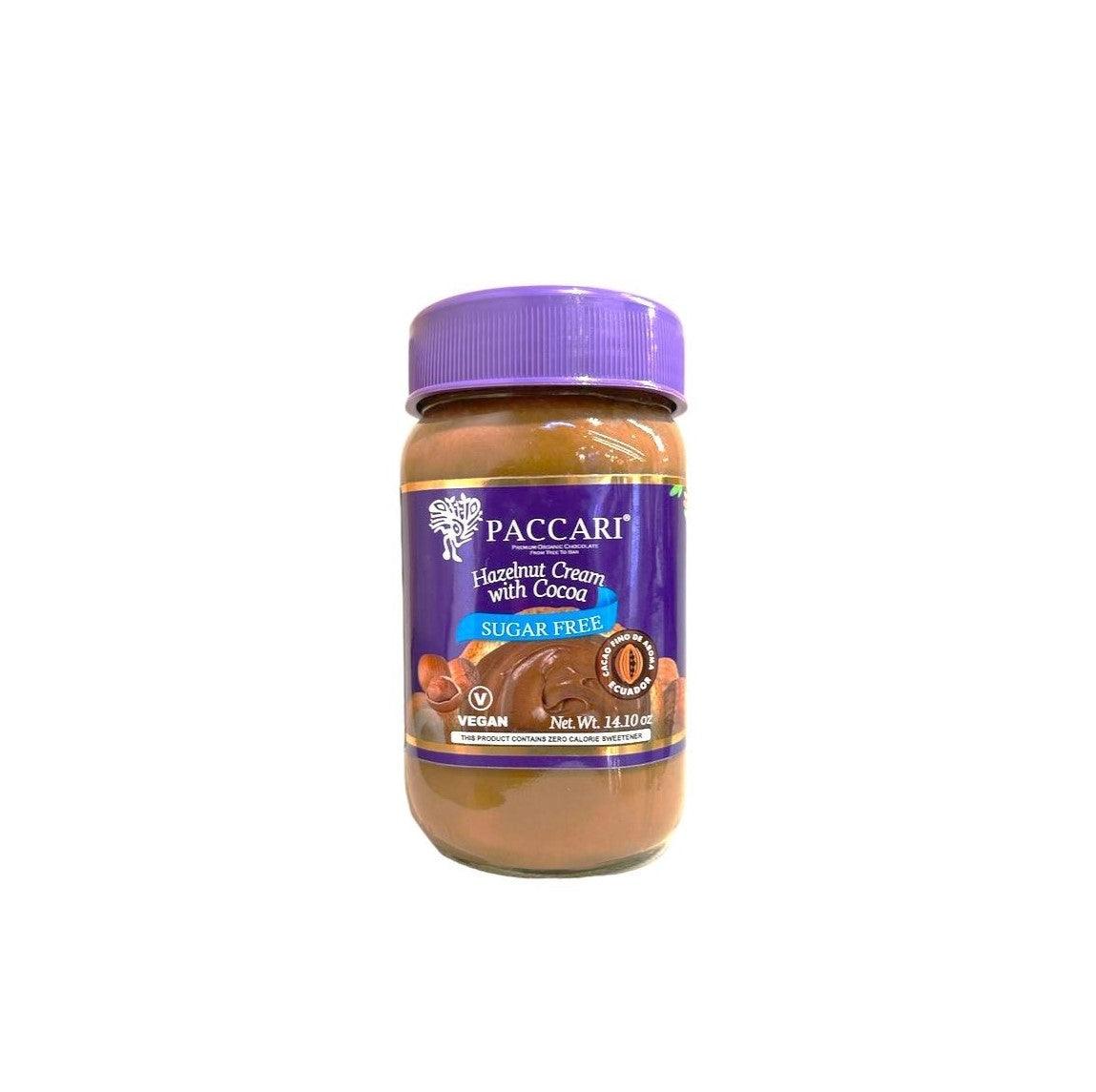 Jar of Paccari Hazelnut Cream with Chocolate Spread