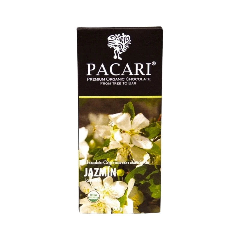 Paccari Organic Chocolate Bar 60% Cacao - Jasmine