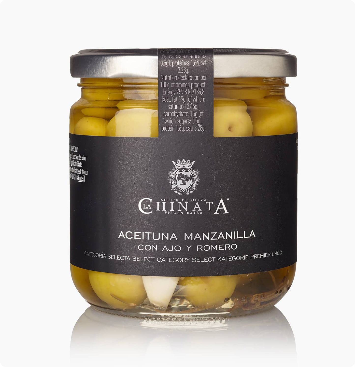 Garlic And Rosemary Manzanilla Olives - Nominal Ltd.