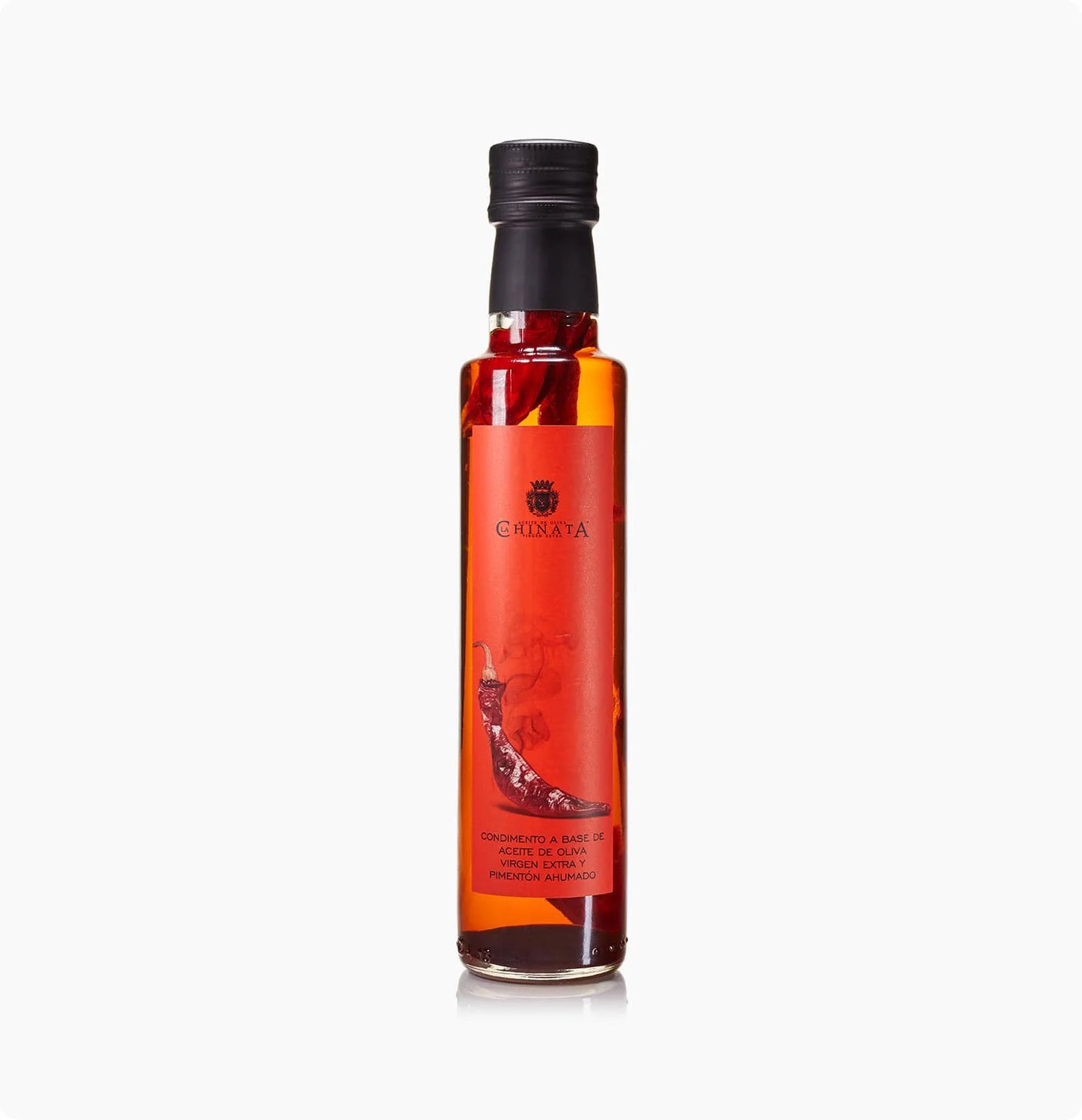 Bottle of La Chinata Chilli Flavoured Extra Virgin Olive Oil