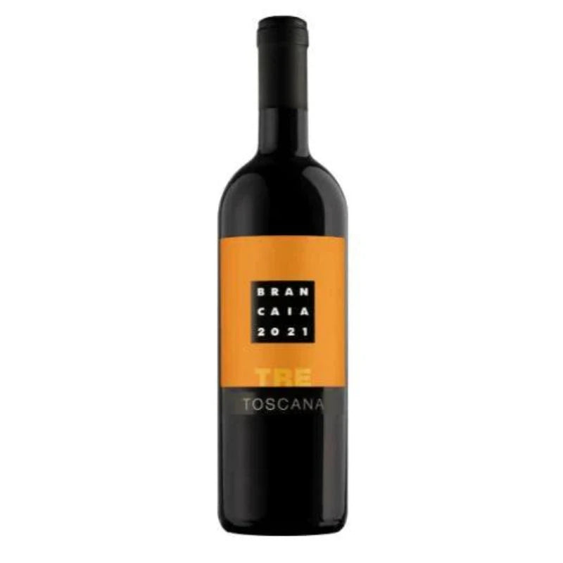 Bottle of Brancaia IL Tre 2021 red wine