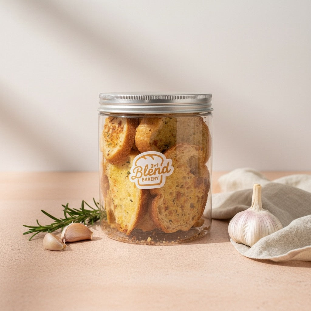 Garlic Bread Crisps | HK Handmade | Handmade Garlic |no preservatives | Freshly Baked