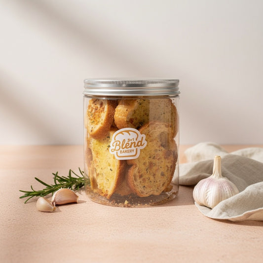 Garlic Bread Crisps | HK Handmade | Handmade Garlic |no preservatives | Freshly Baked