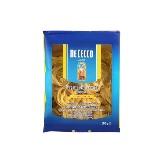 De Cecco Fettuccine Pasta in package - Traditional Italian Pasta