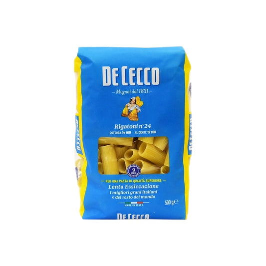 De Cecco Rigatoni Pasta in package - Premium Italian Pasta