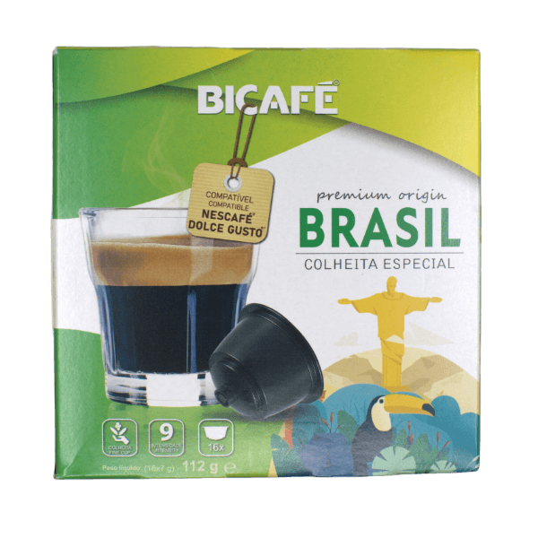 BI-Brasil Colheita Especial (Special Harvest Black Coffee) (16 Capsules Pack)