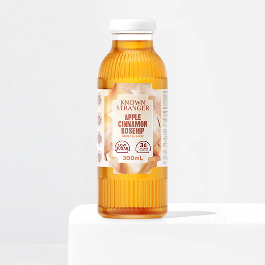 Apple Cinnamon Rosehip Tea Bottle - Spiced Tea Beverage