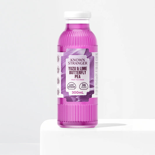 Yuzu Lime Butterfly Fruit Tea Bottle - Citrus Tea Beverage