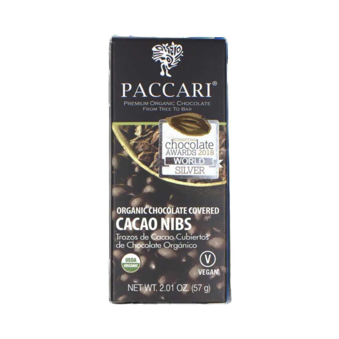 Organic Chocolate Covered Cacao Nibs - Nominal Ltd.