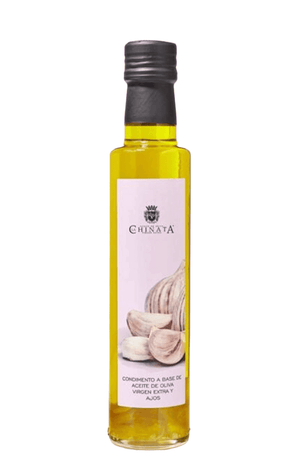 
                  
                    Extra Virgin Olive Oil & Selected Garlics
                  
                
