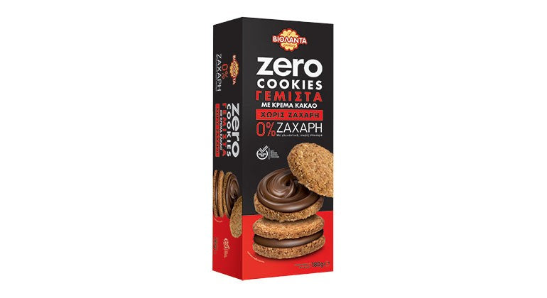 Zero Cookies Filled w Cocoa Cream 180g