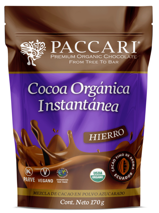Organic Instant Cocoa Powder | Gluten Free | Soy Free | From Ecuador