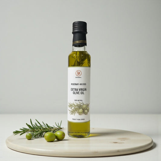 Nominal Rosemary Infused Extra Virgin Olive Oil 250ml | Cold Pressed | Acidity <0.5% | Lebanon