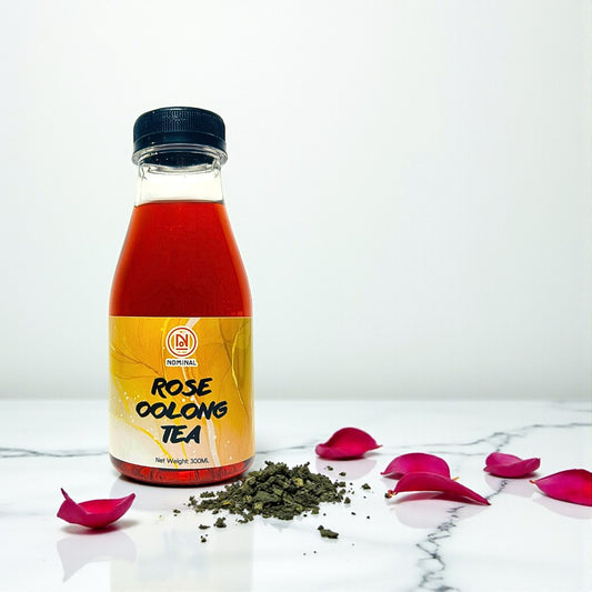 Rose Oolong Tea Bottle - Floral Aromatic Tea Beverage